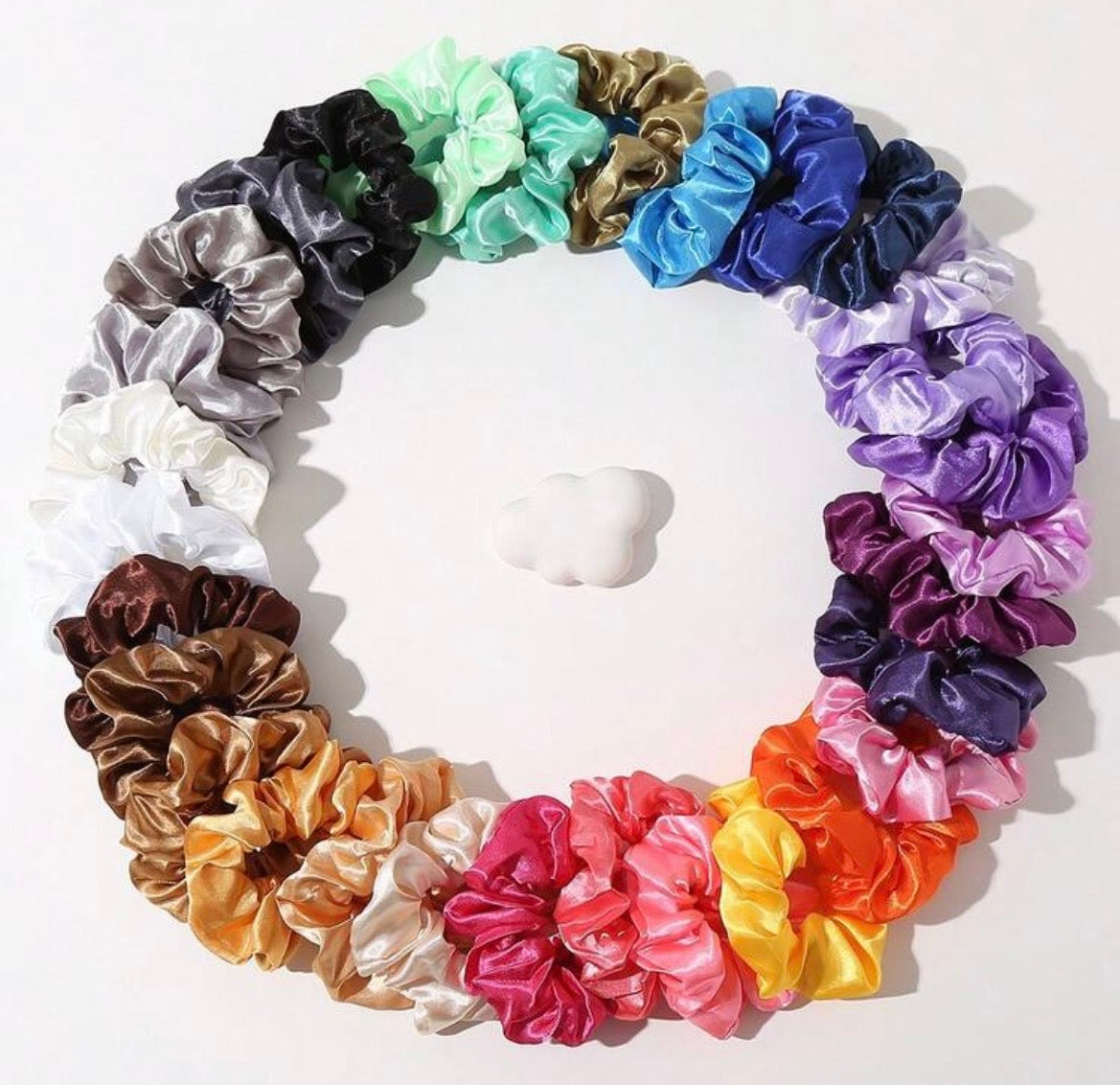 Scrunchie hair ties