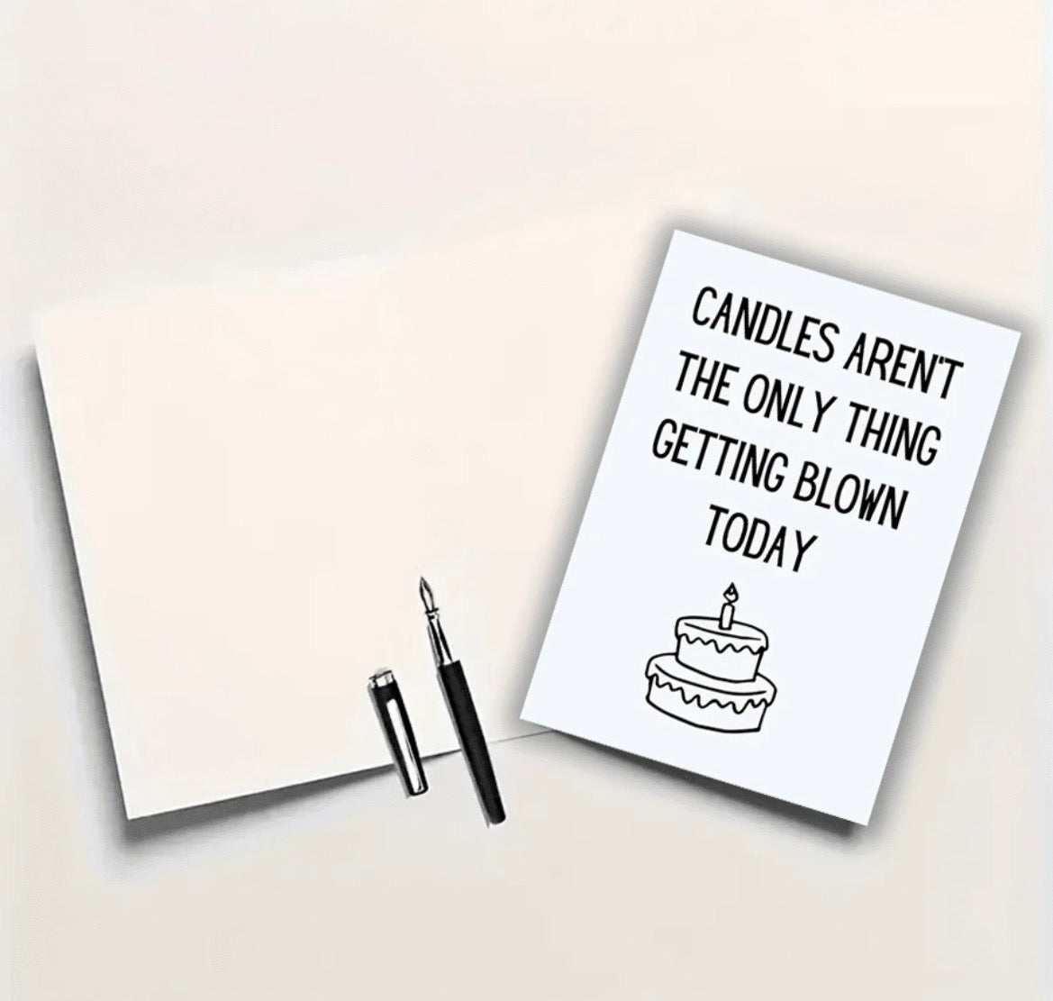 Naughty birthday card