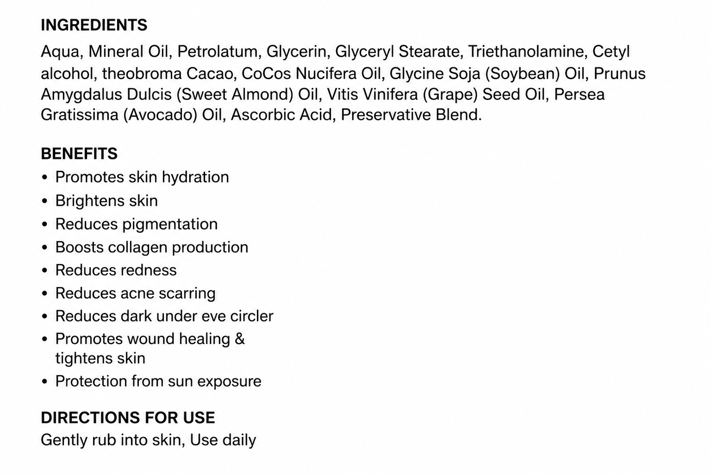 Vitamin C Day Cream