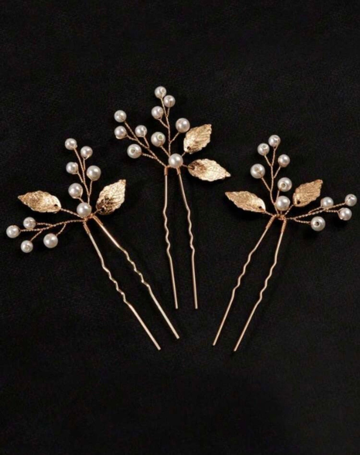Bridal hair accessories (set of 3)