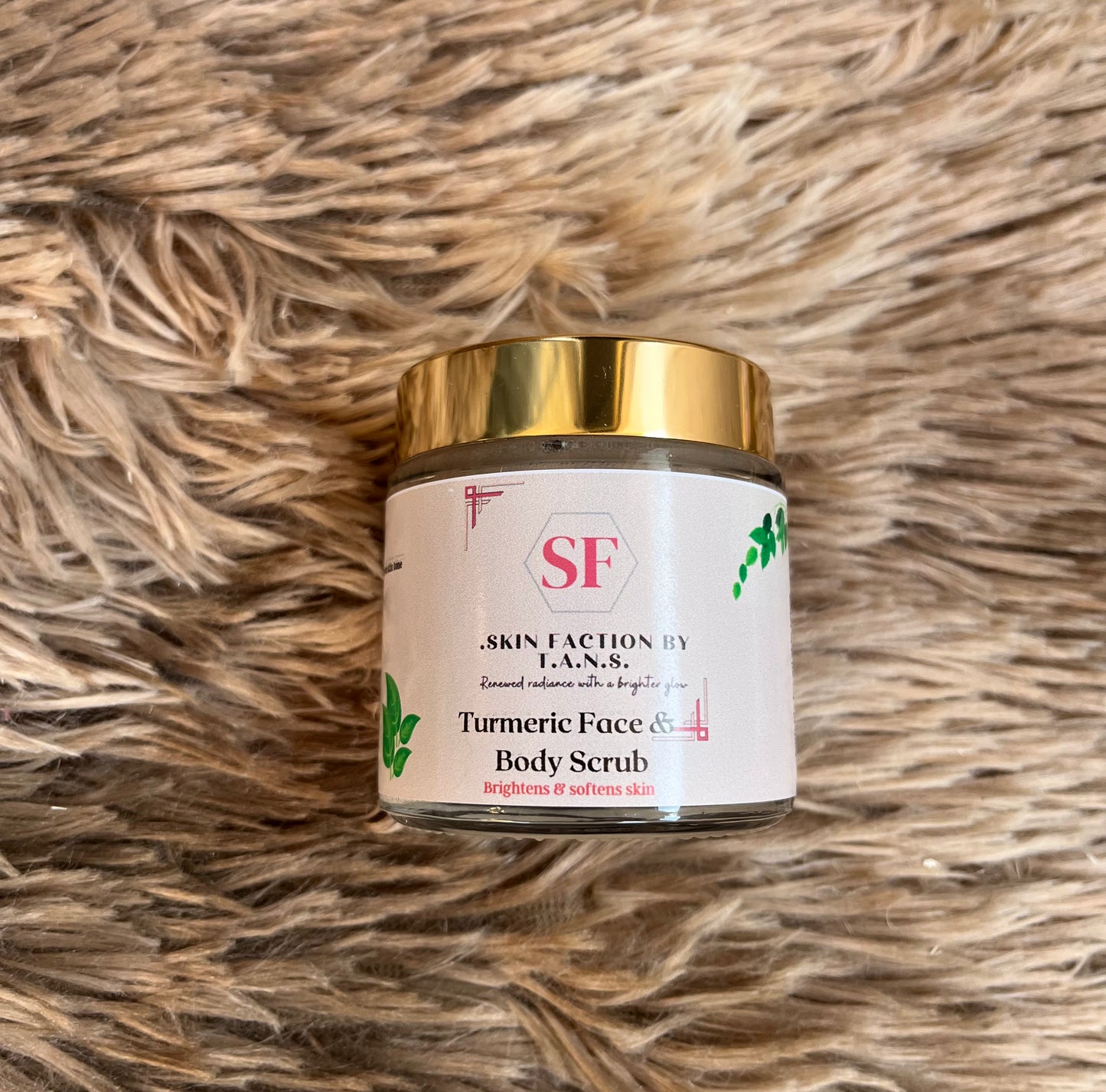 Turmeric face & body scrub