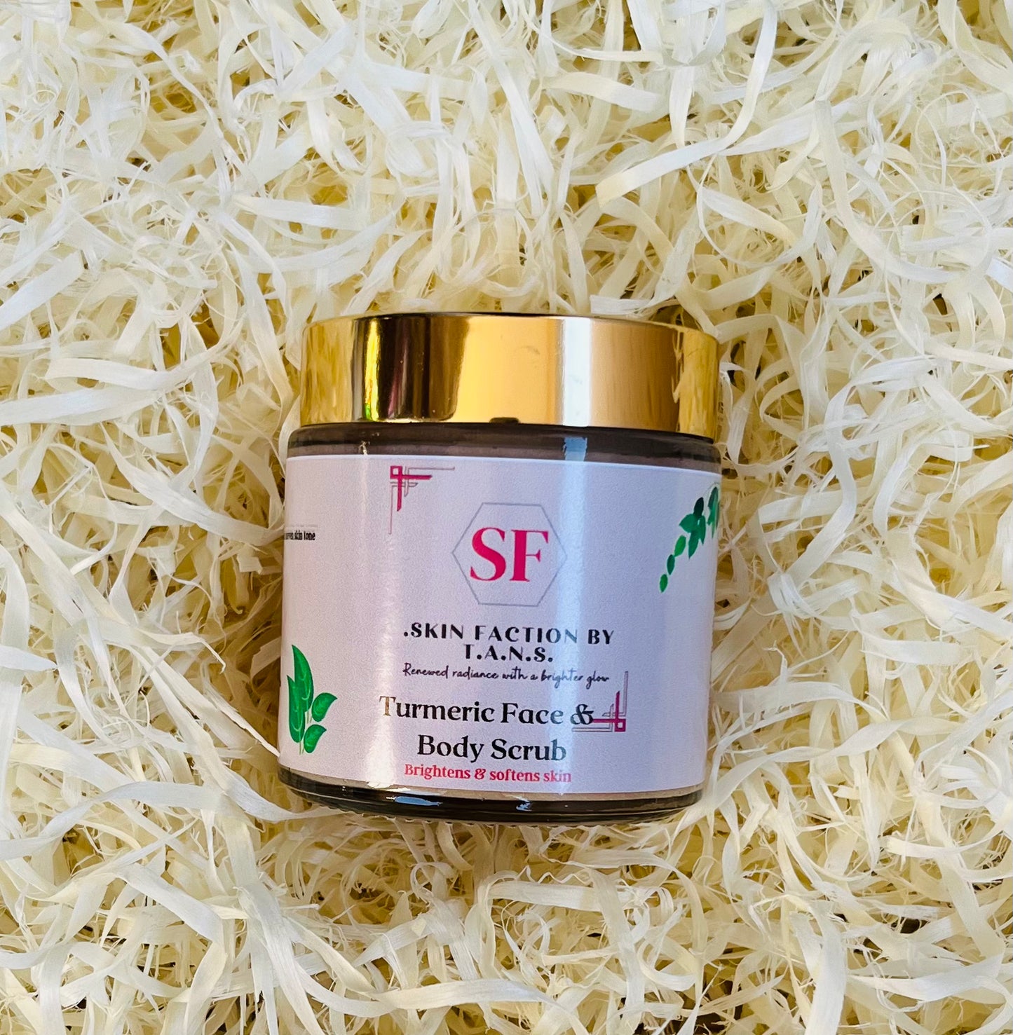 Turmeric face & body scrub