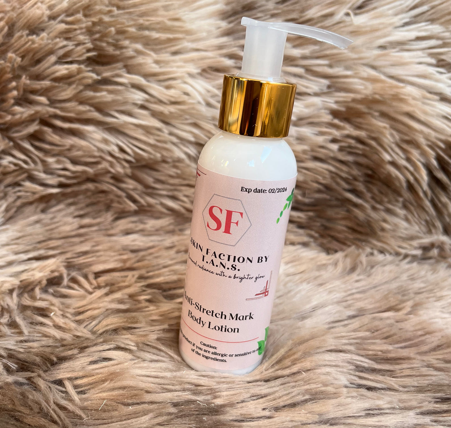 Anti-stretch mark body lotion