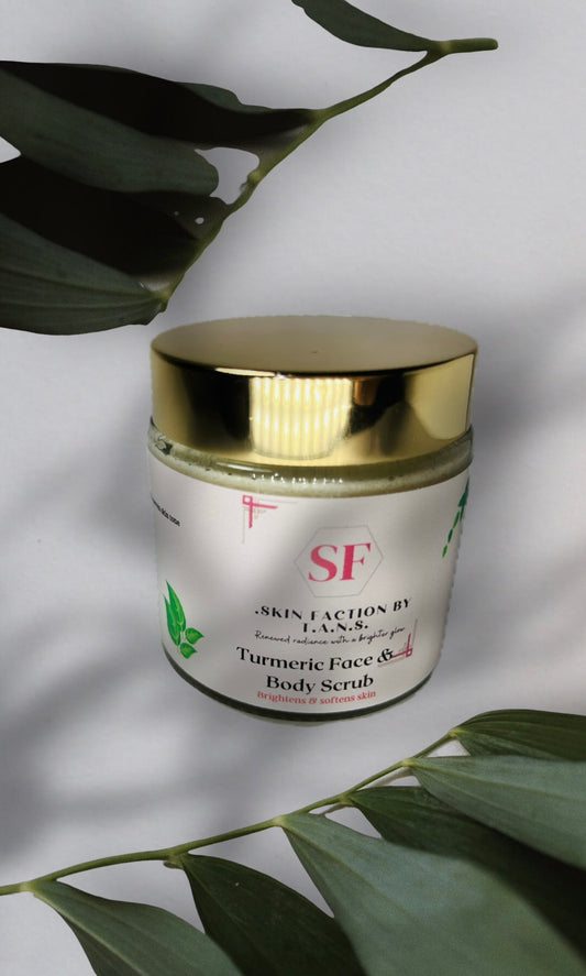 Turmeric face & body scrub