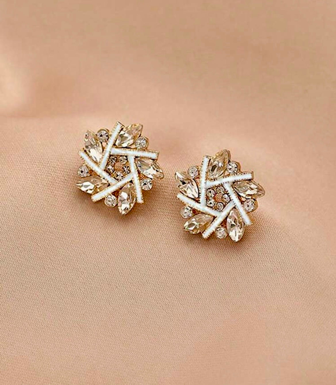 Snow flake earrings