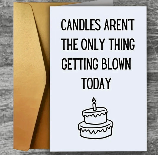 Naughty birthday card
