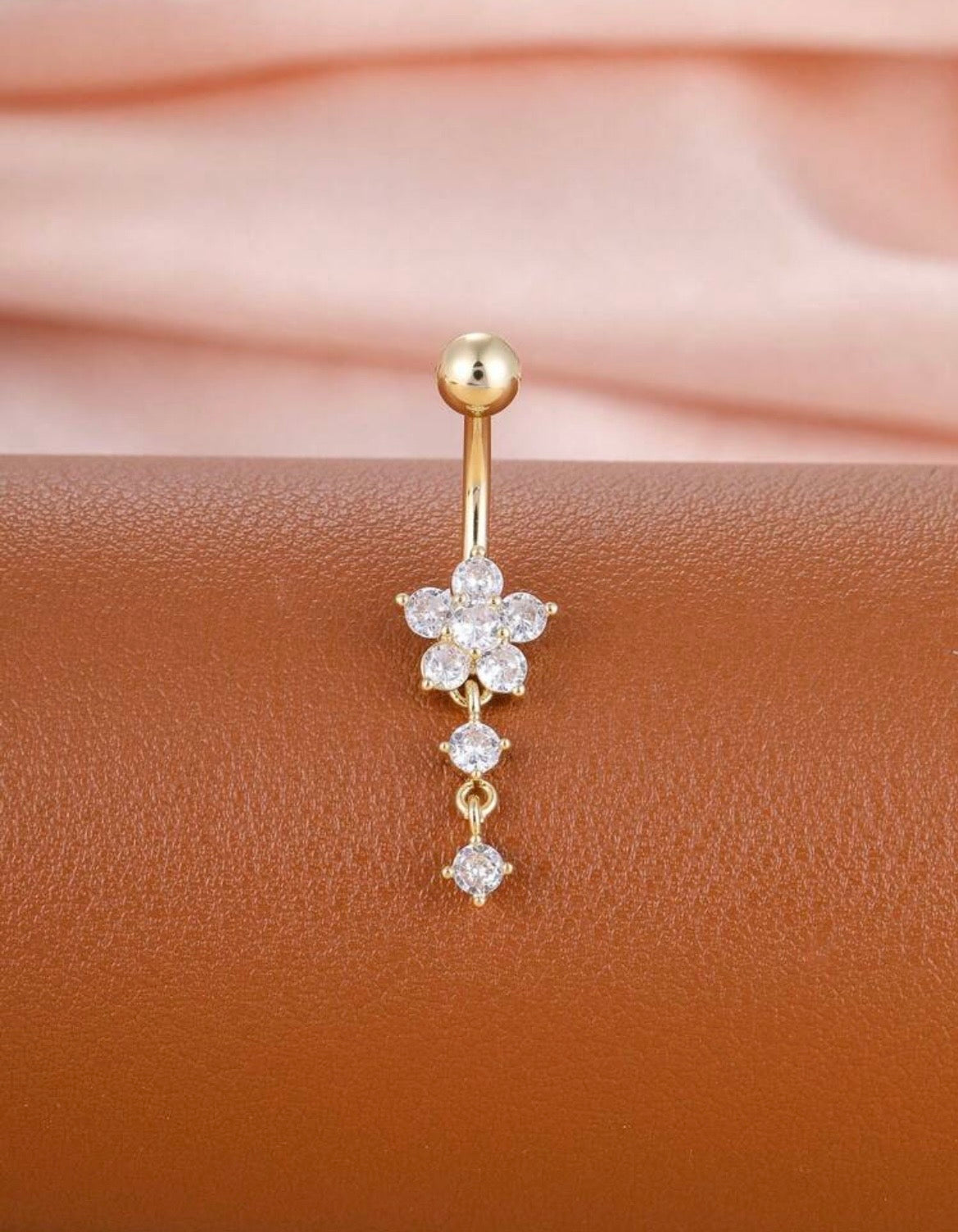 Gold plated belly button rings