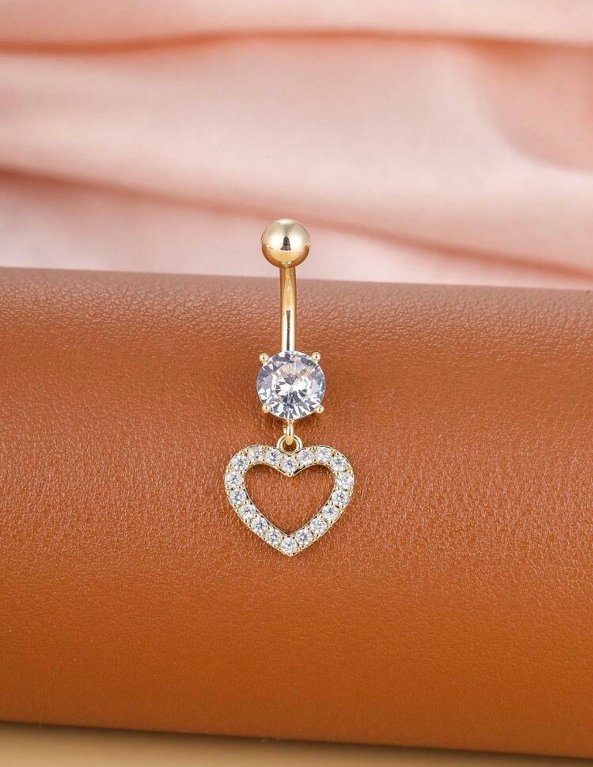 Gold plated belly button rings
