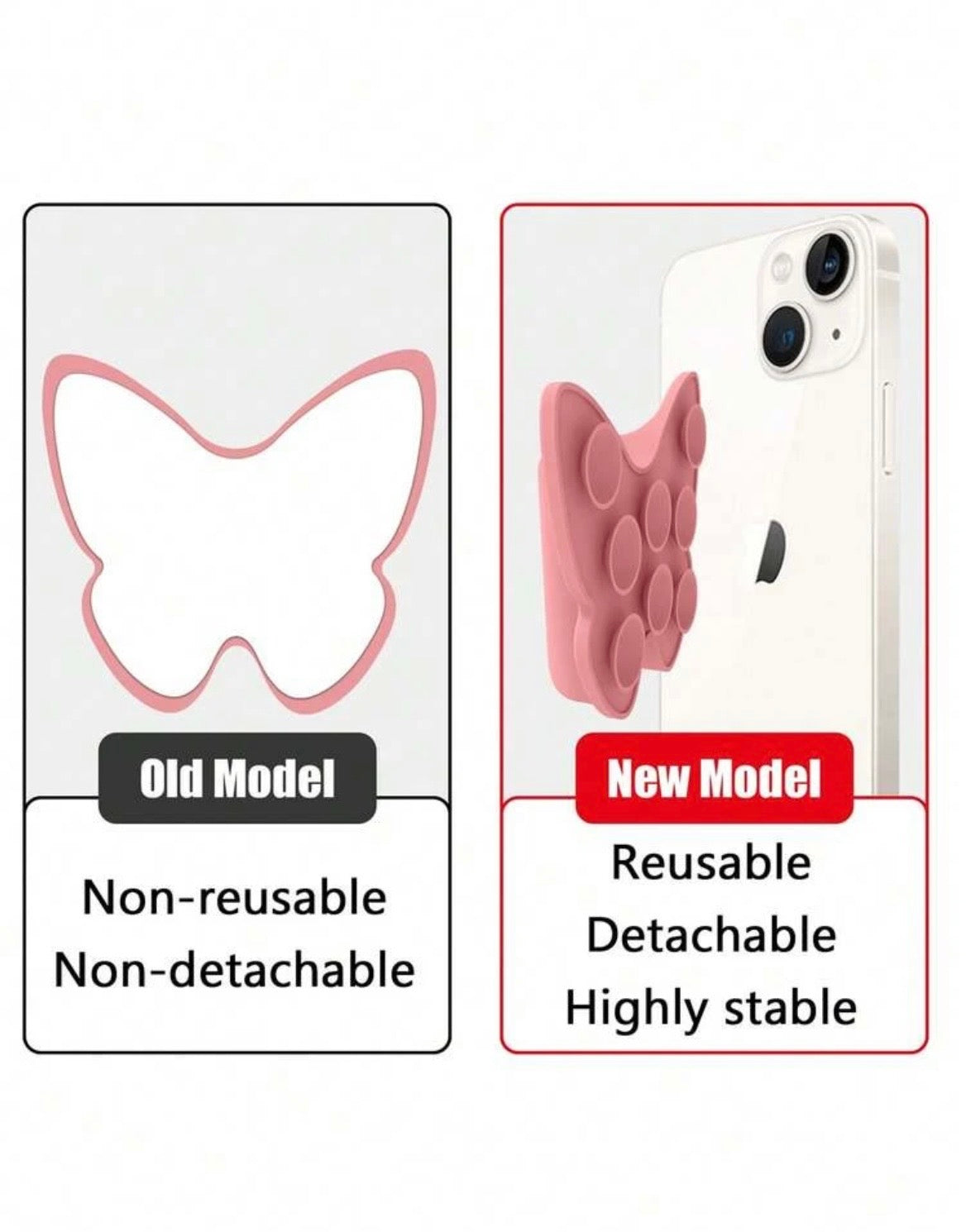 Butterfly lipgloss holder