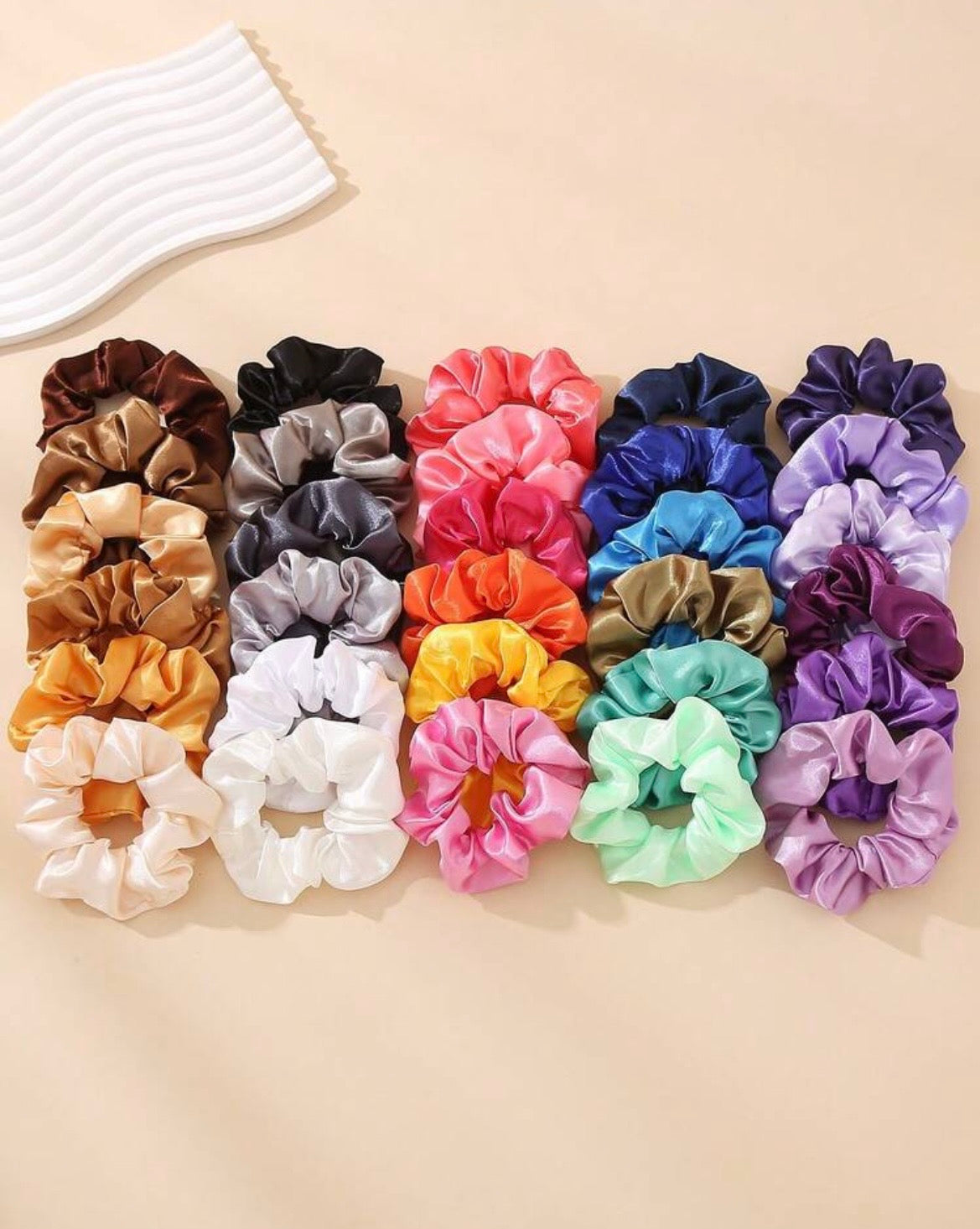 Scrunchie hair ties