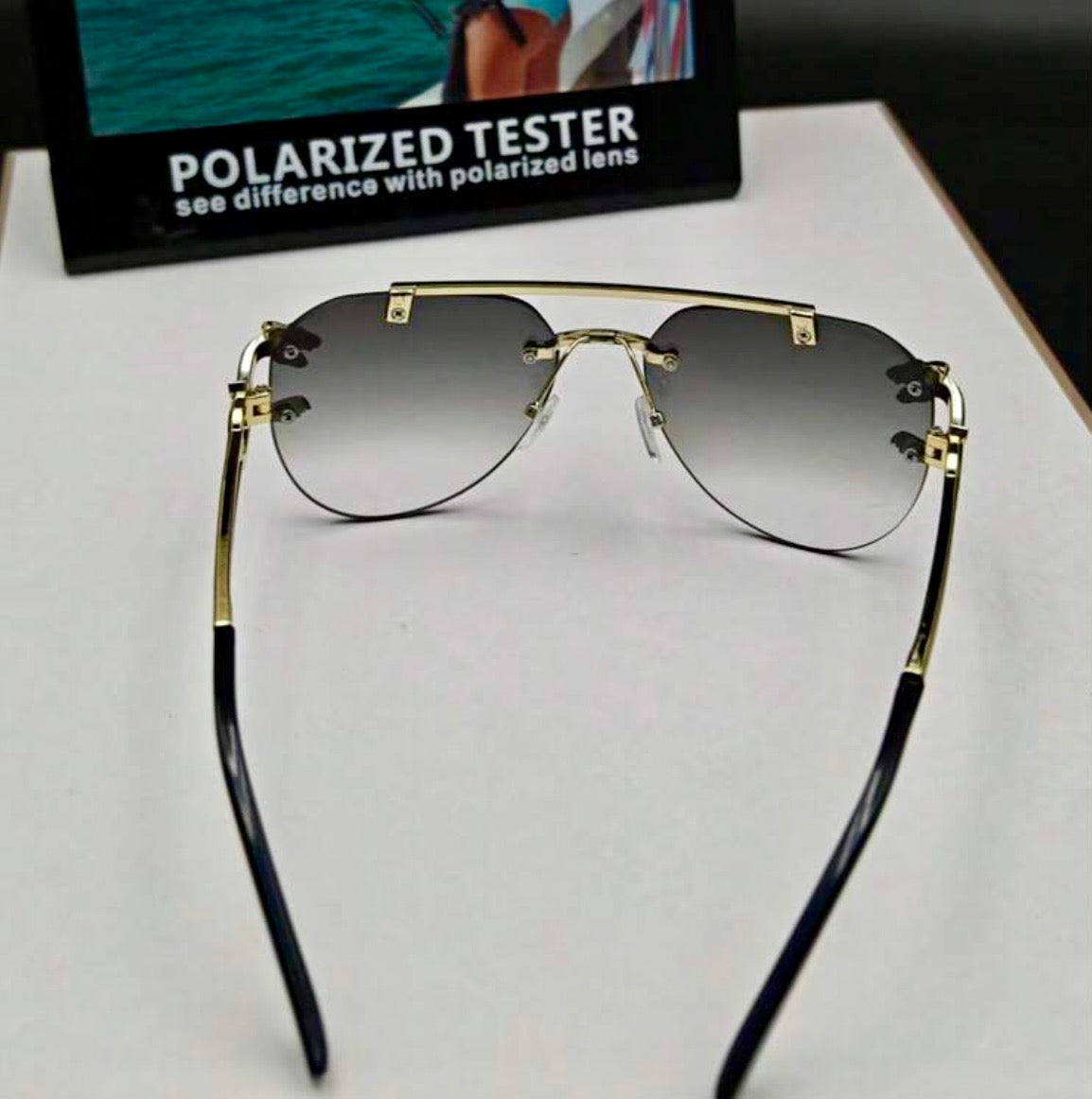 Grey sunglasses