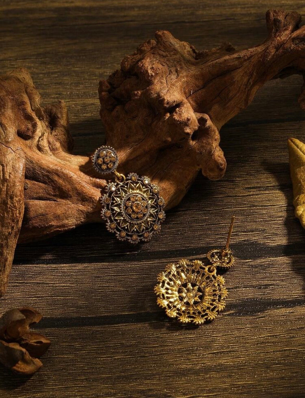 Retro desi earrings