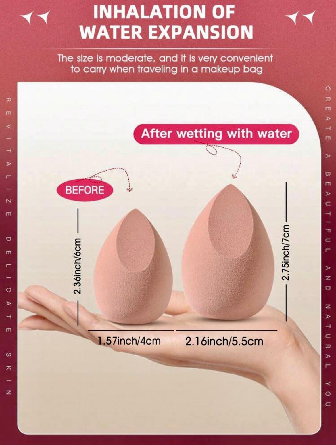 Makeup beauty blender sponges