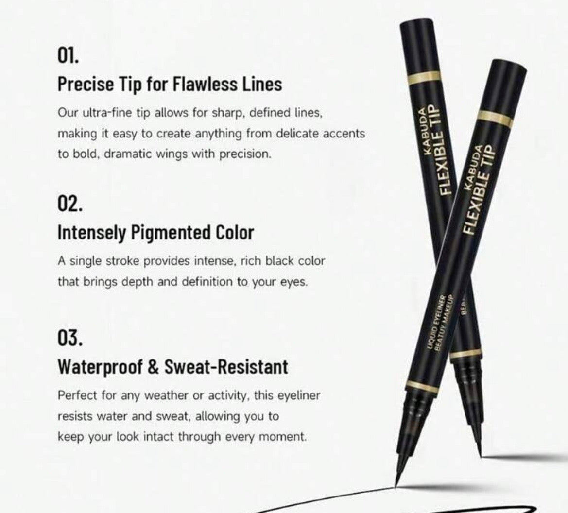 Waterproof liquid eyeliner (black)