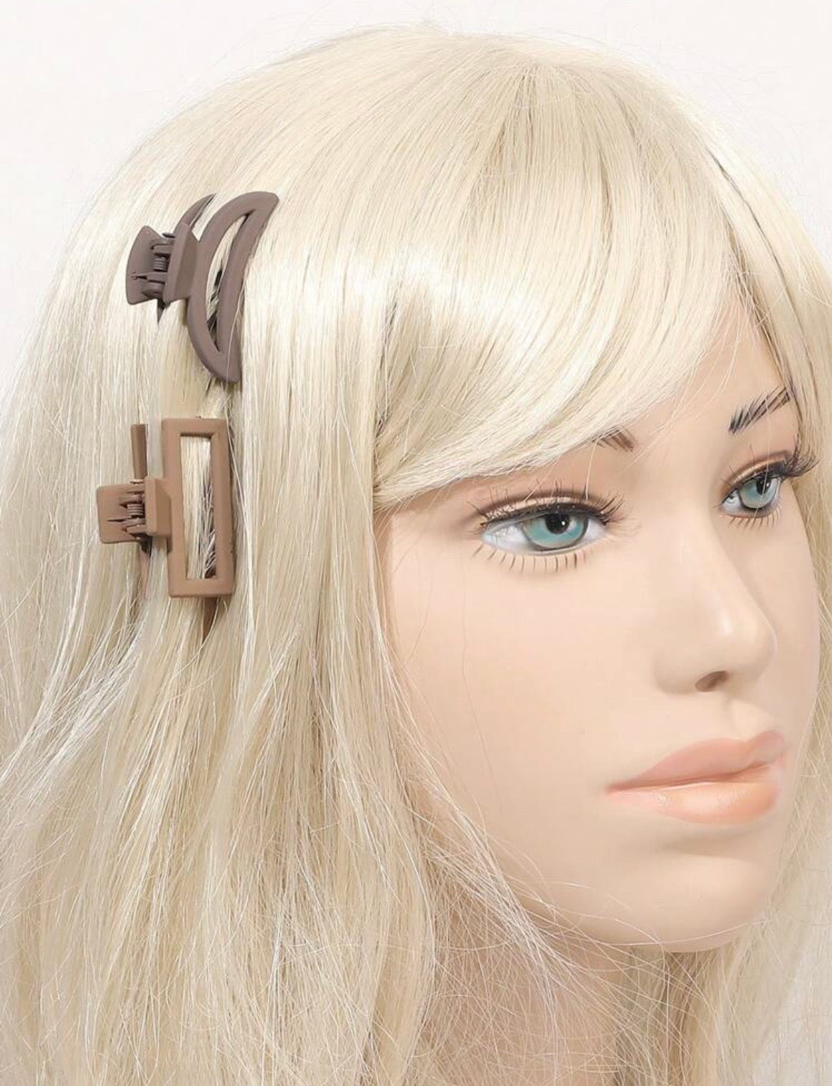 Mini hair claw clips