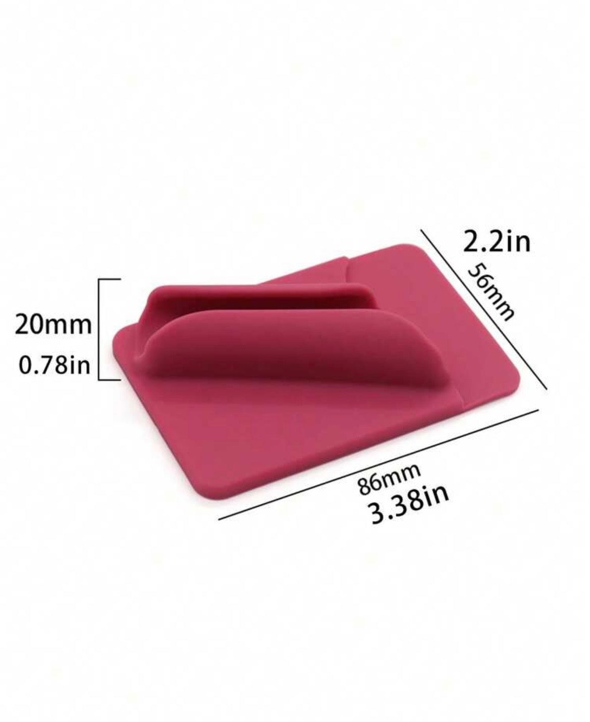 Phone lip gloss & card holder