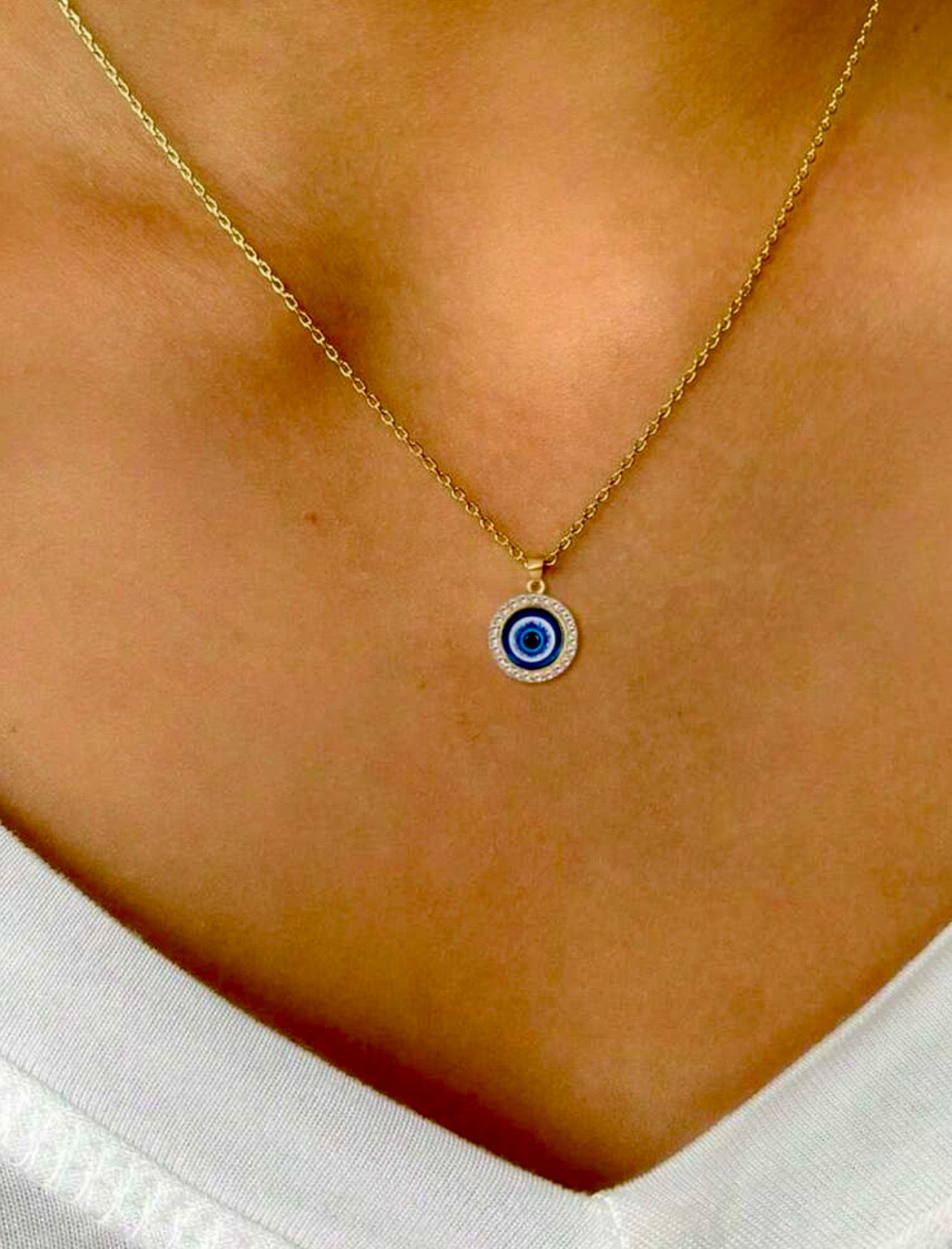 Evil eye necklace (set of 3)