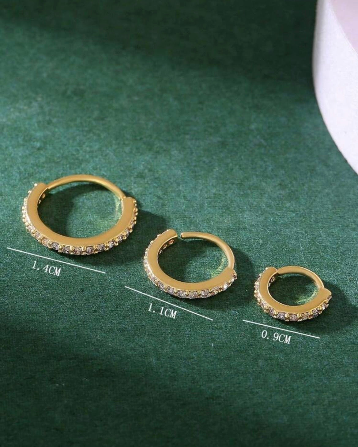 Hoop nose rings