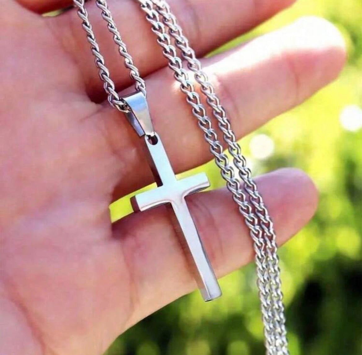 Men’s cross necklace