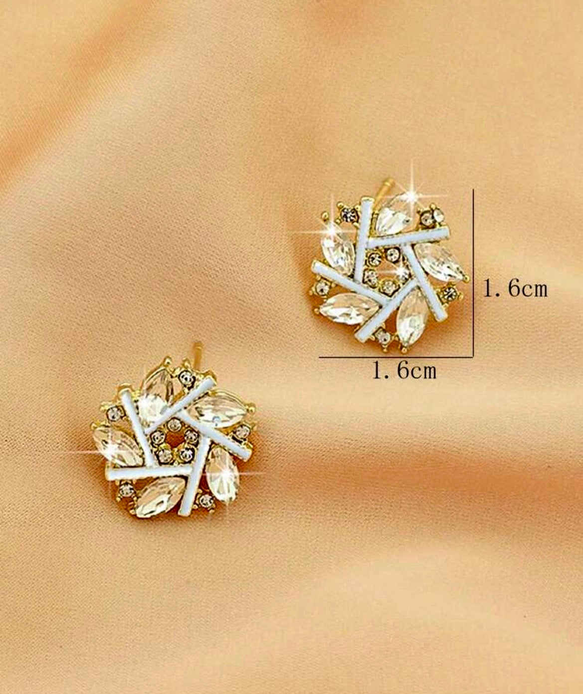 Snow flake earrings
