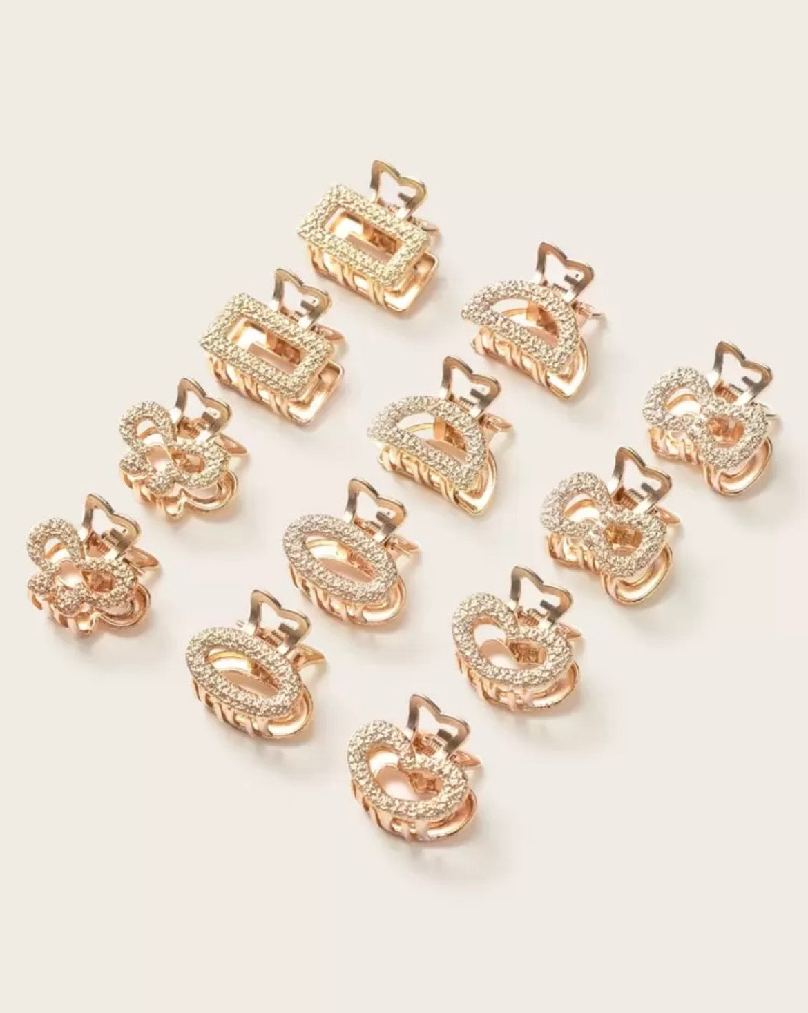 Mini hair clips