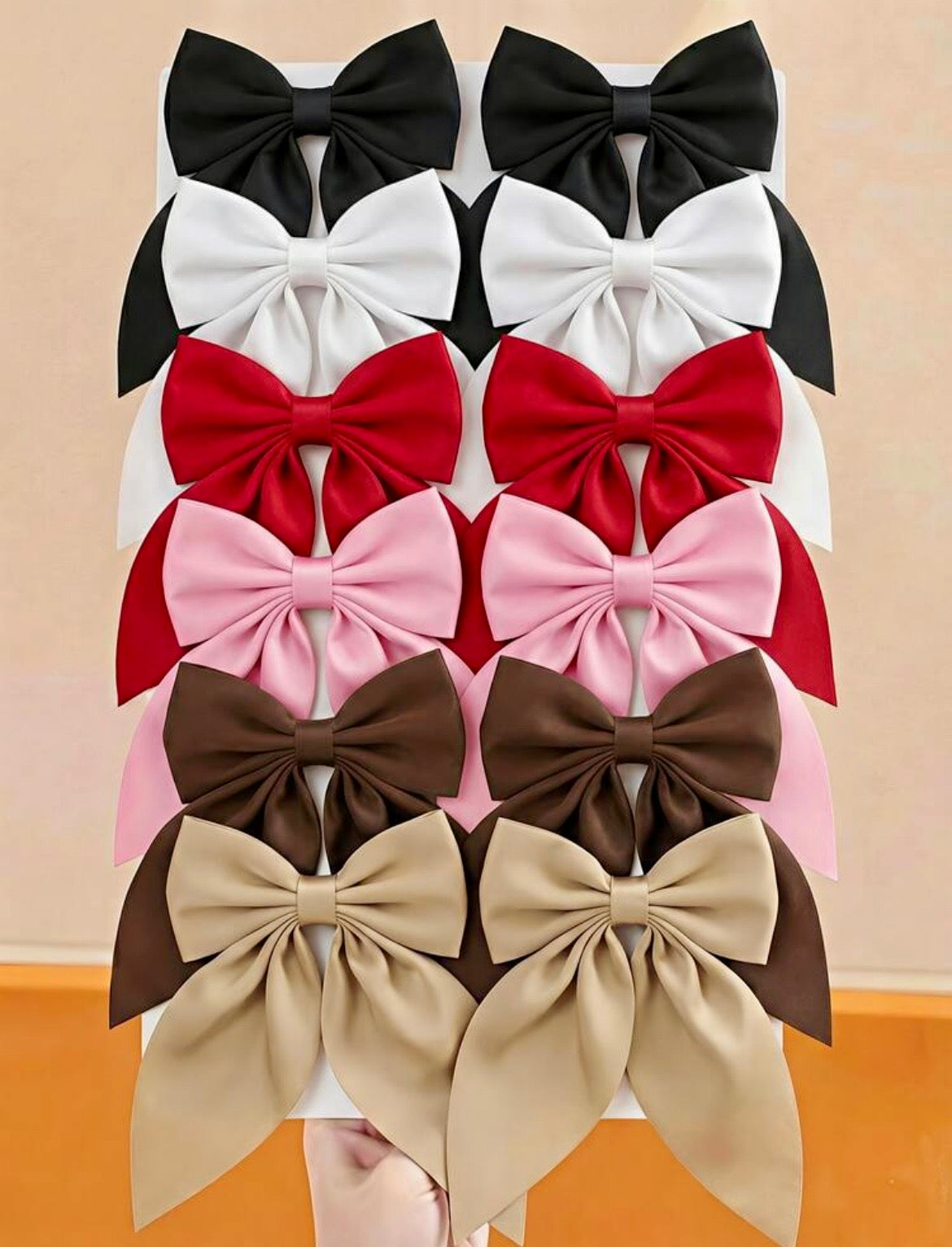 Hair bow clips