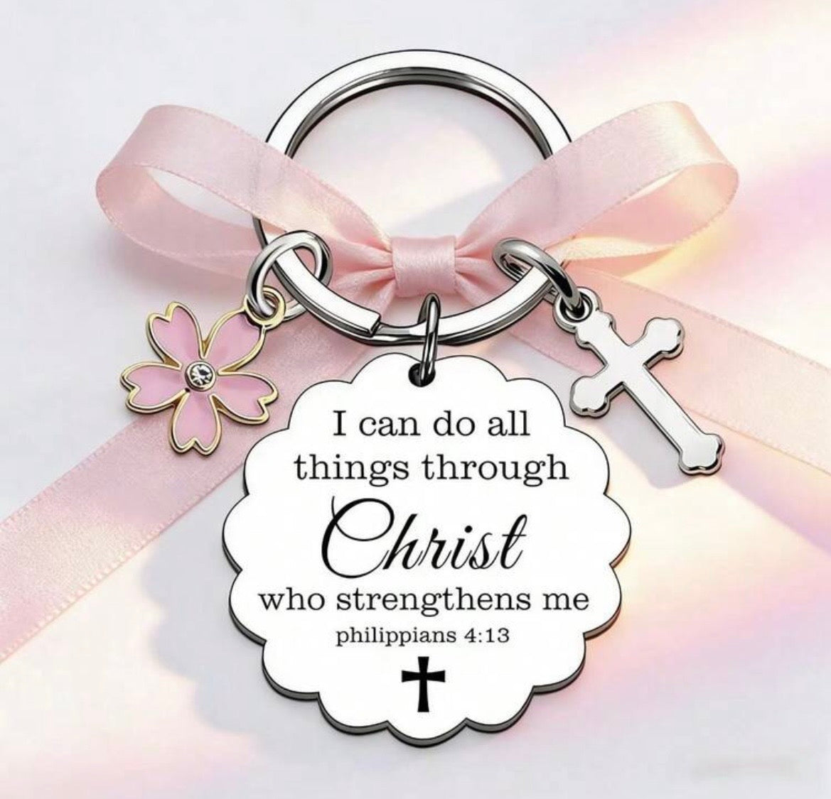 Christ key chain