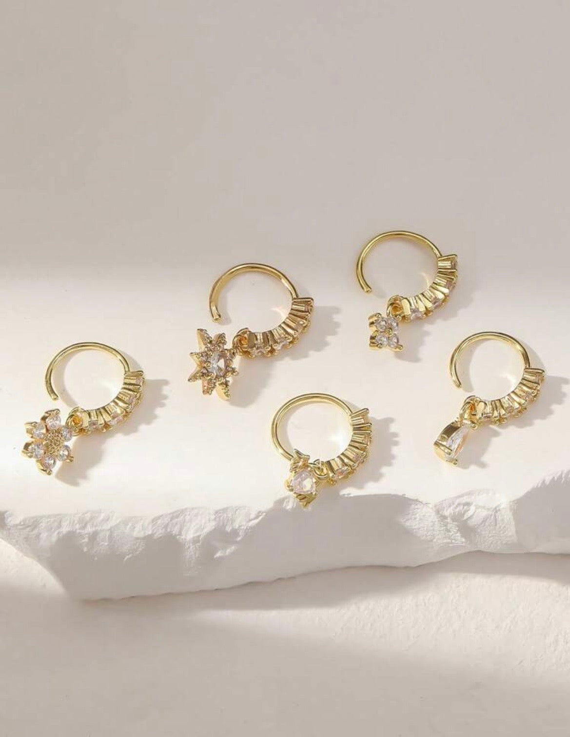Elegant nose rings