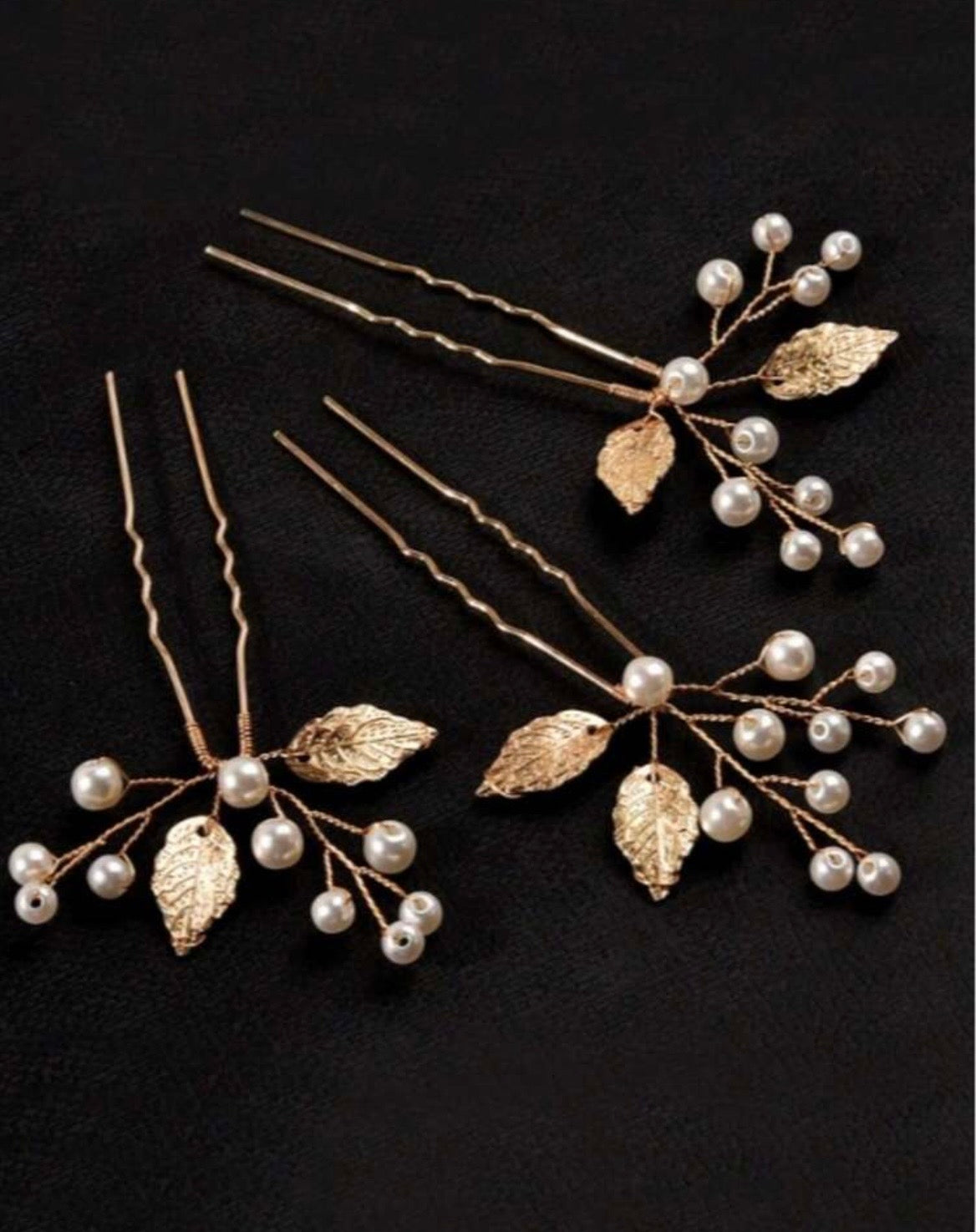 Bridal hair accessories (set of 3)