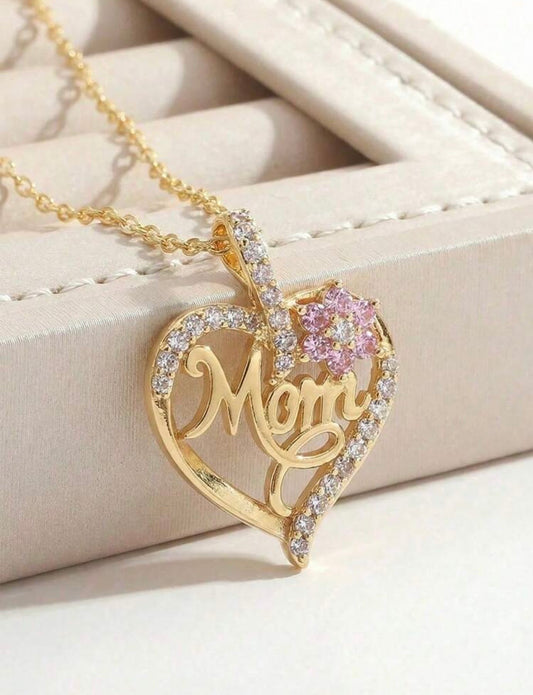 Heart “Mom” necklace