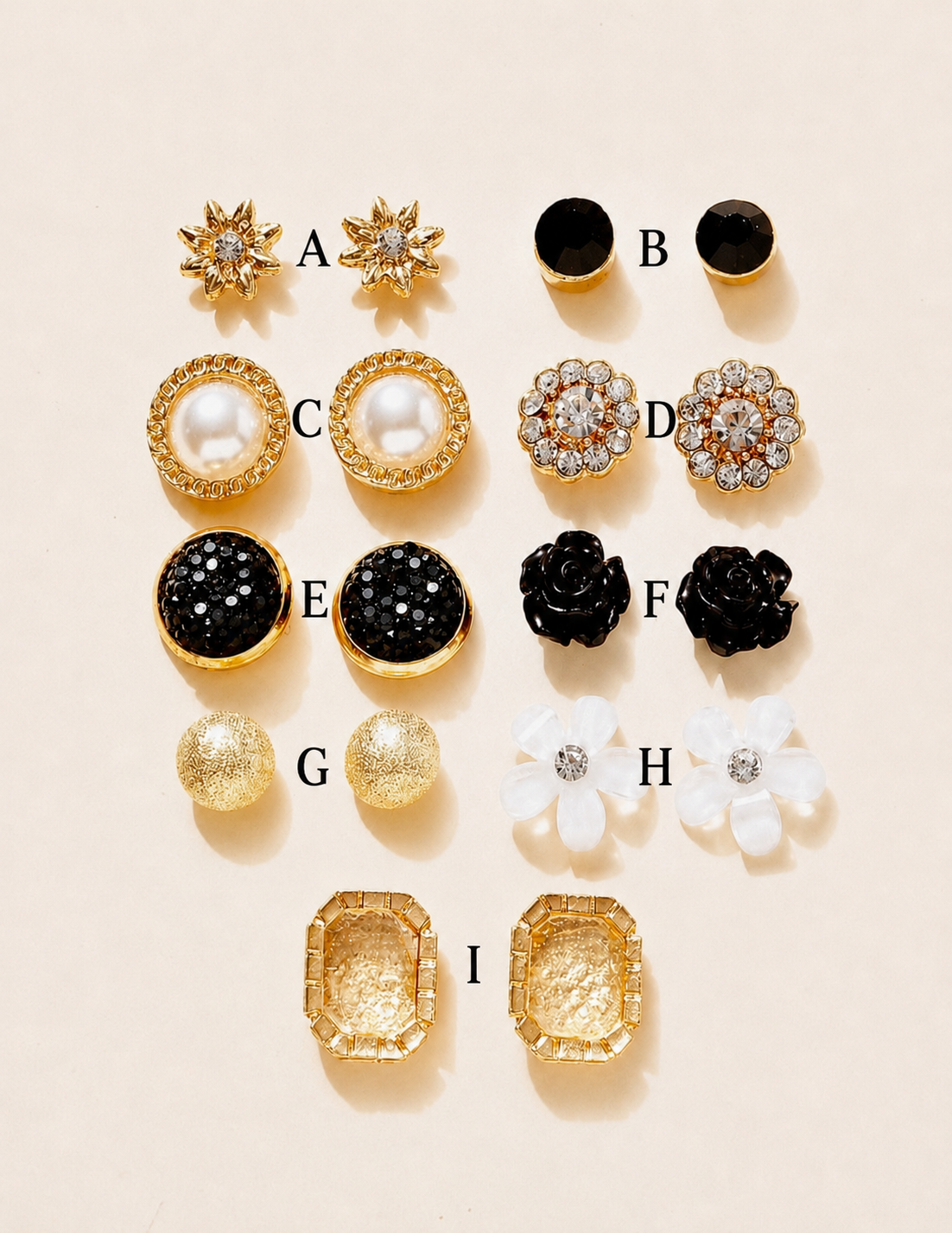 Stud earrings