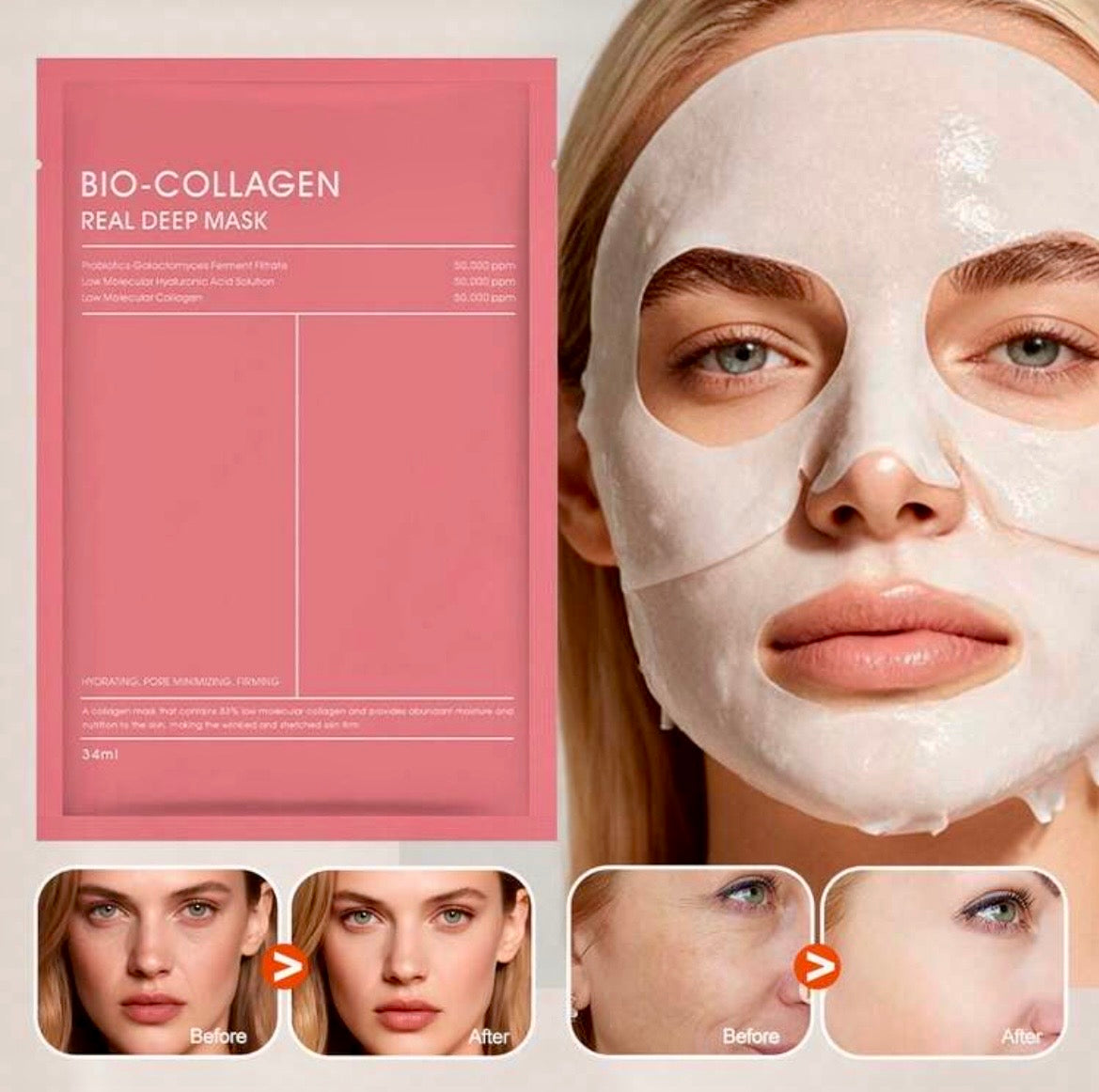 Bio collagen overnight face mask