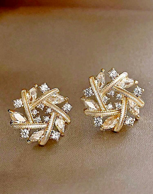 Snow flake earrings