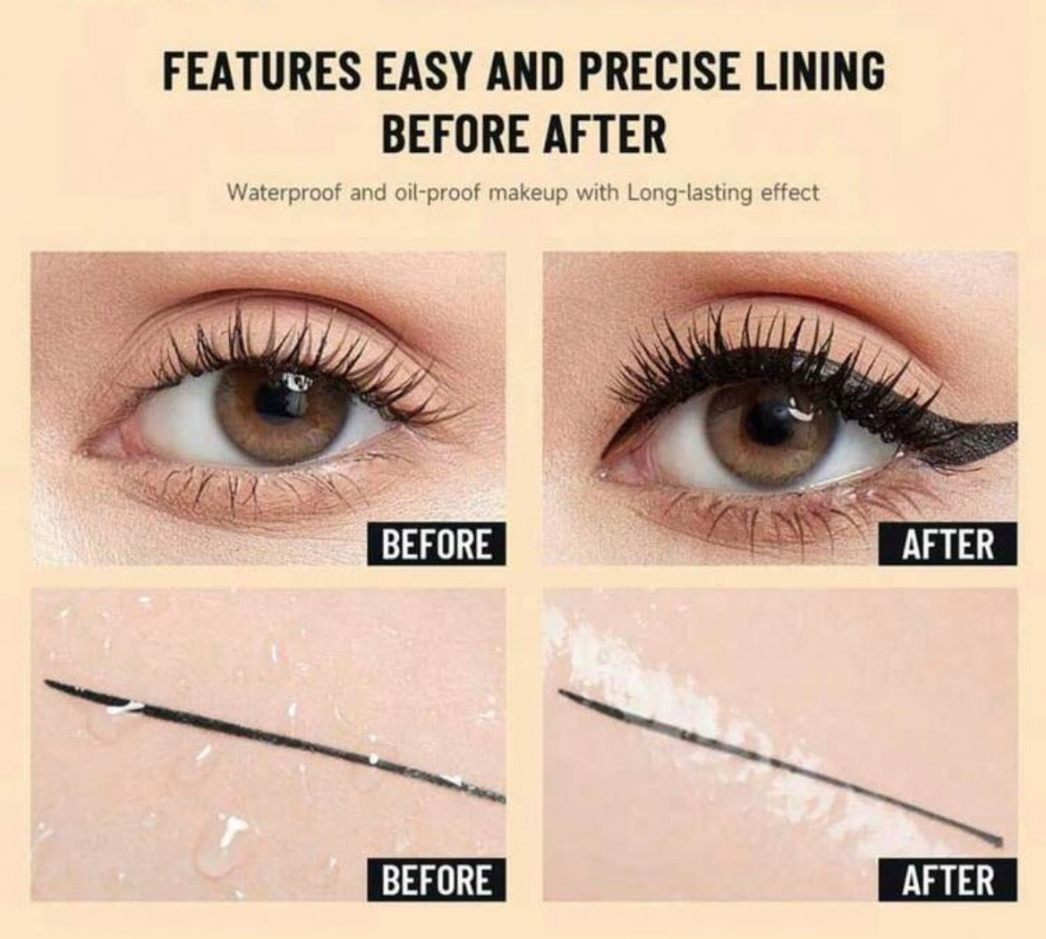 Waterproof liquid eyeliner (black)
