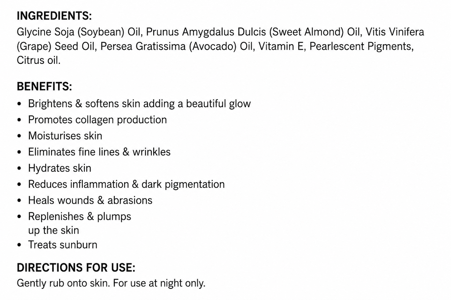 Vitamin C Repair Gel