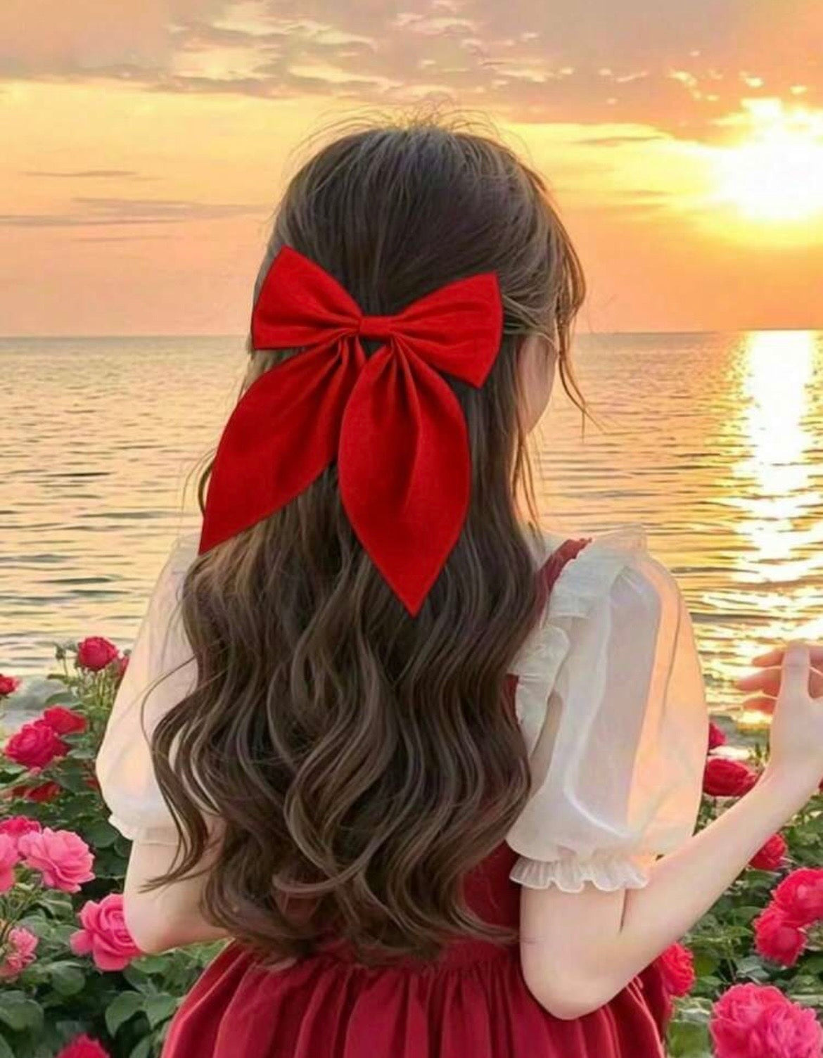 Hair bow clips