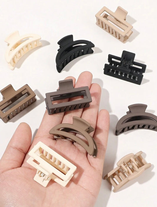 Mini hair claw clips