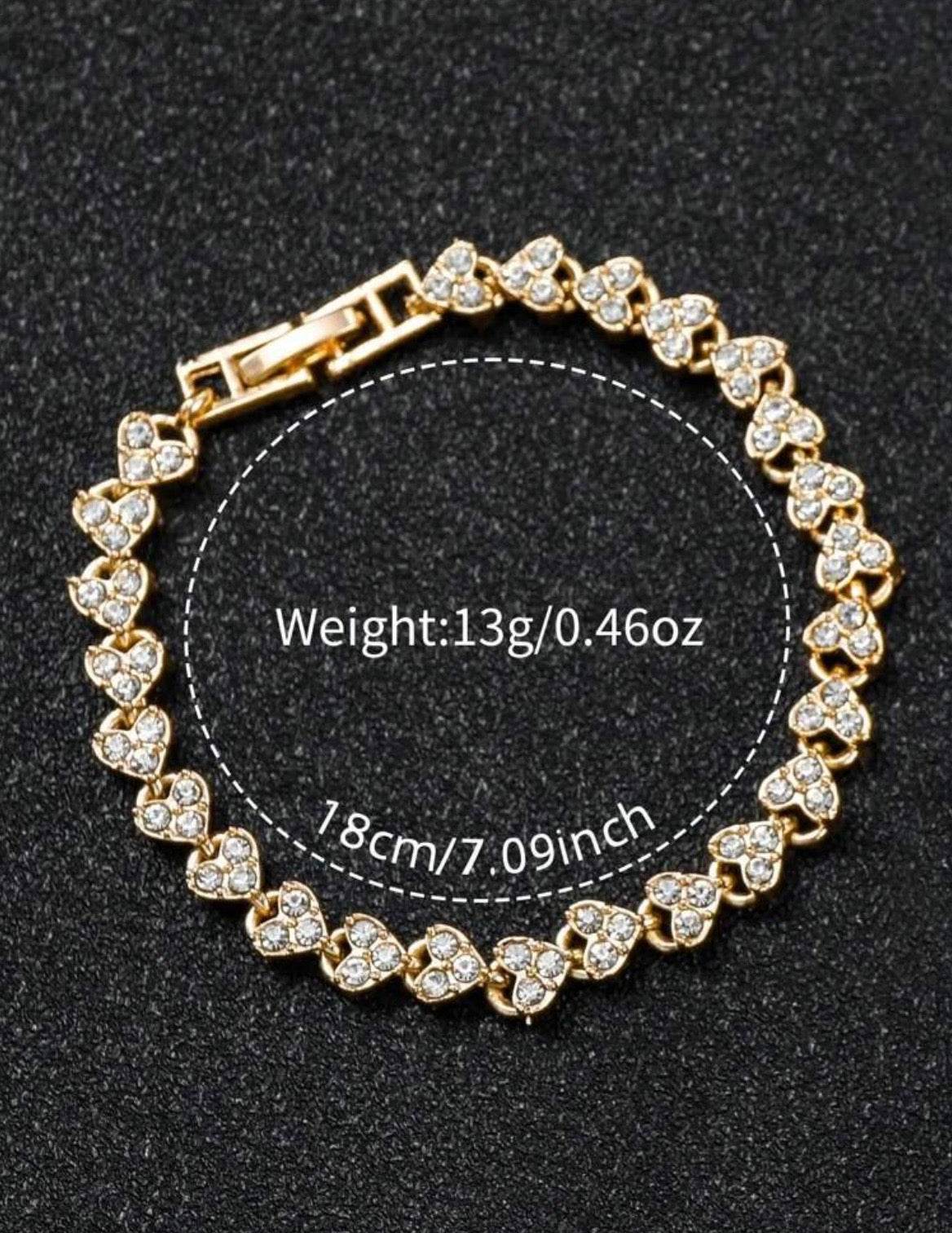 Watch & diamond bracelet set