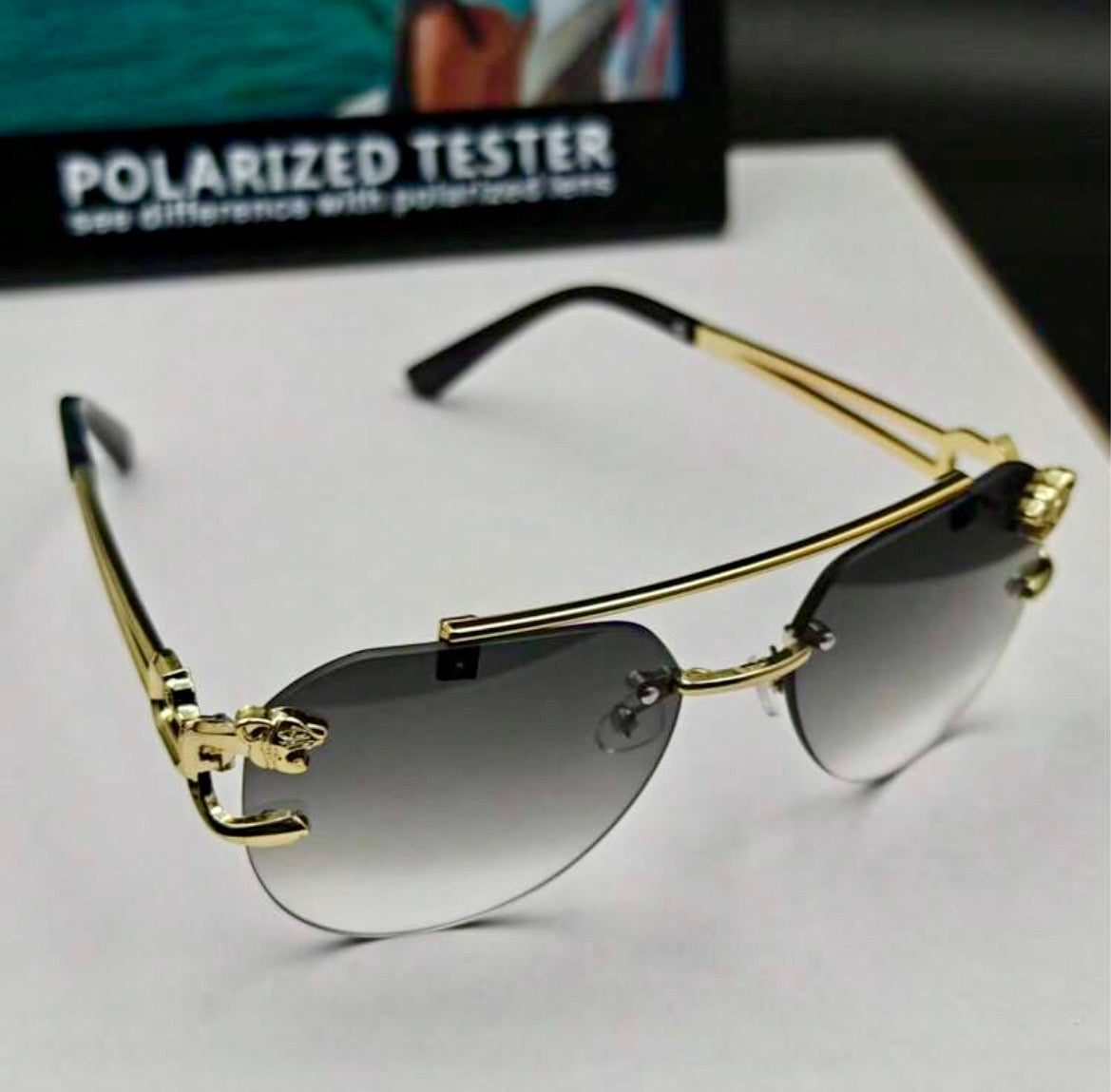 Grey sunglasses