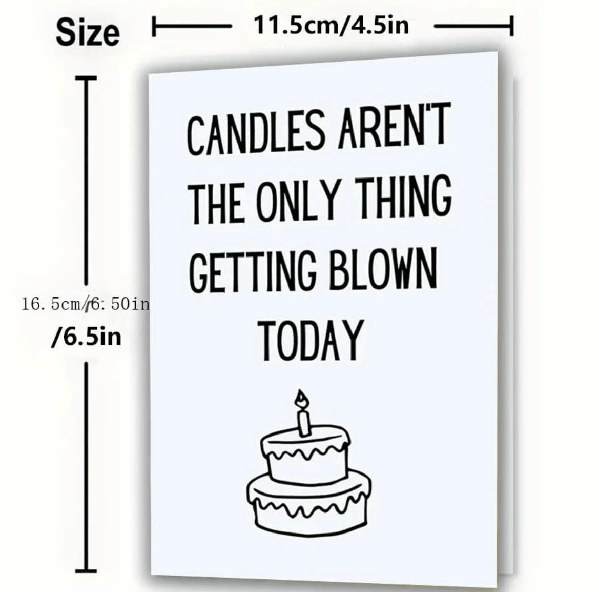 Naughty birthday card