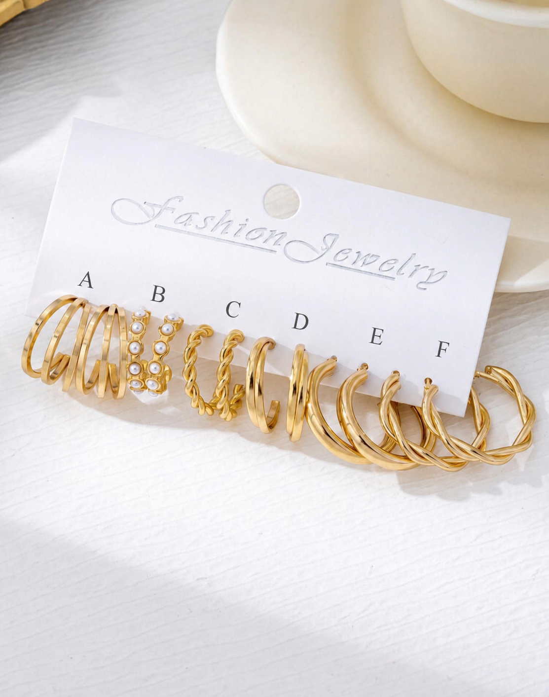 Hoop earrings