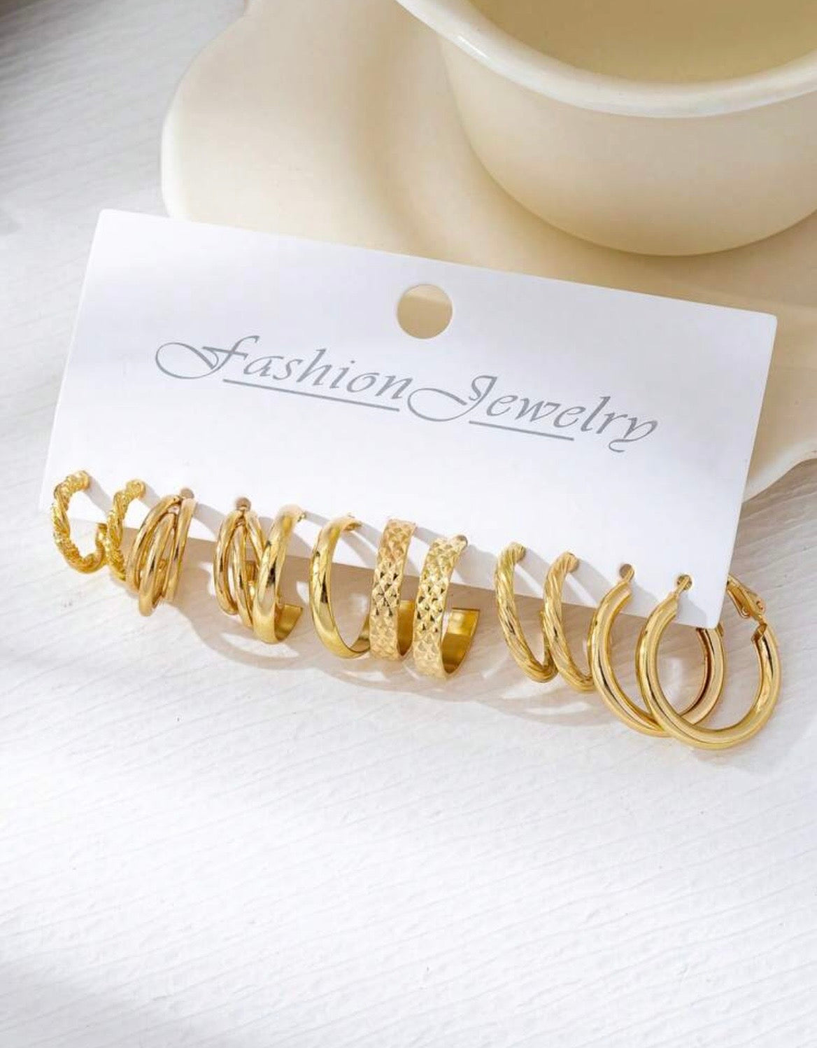 Hoop earrings