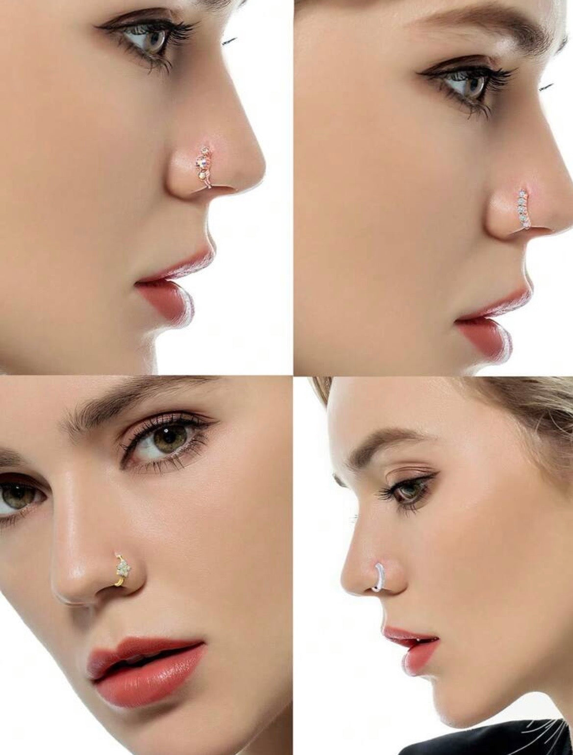 Hoop nose rings