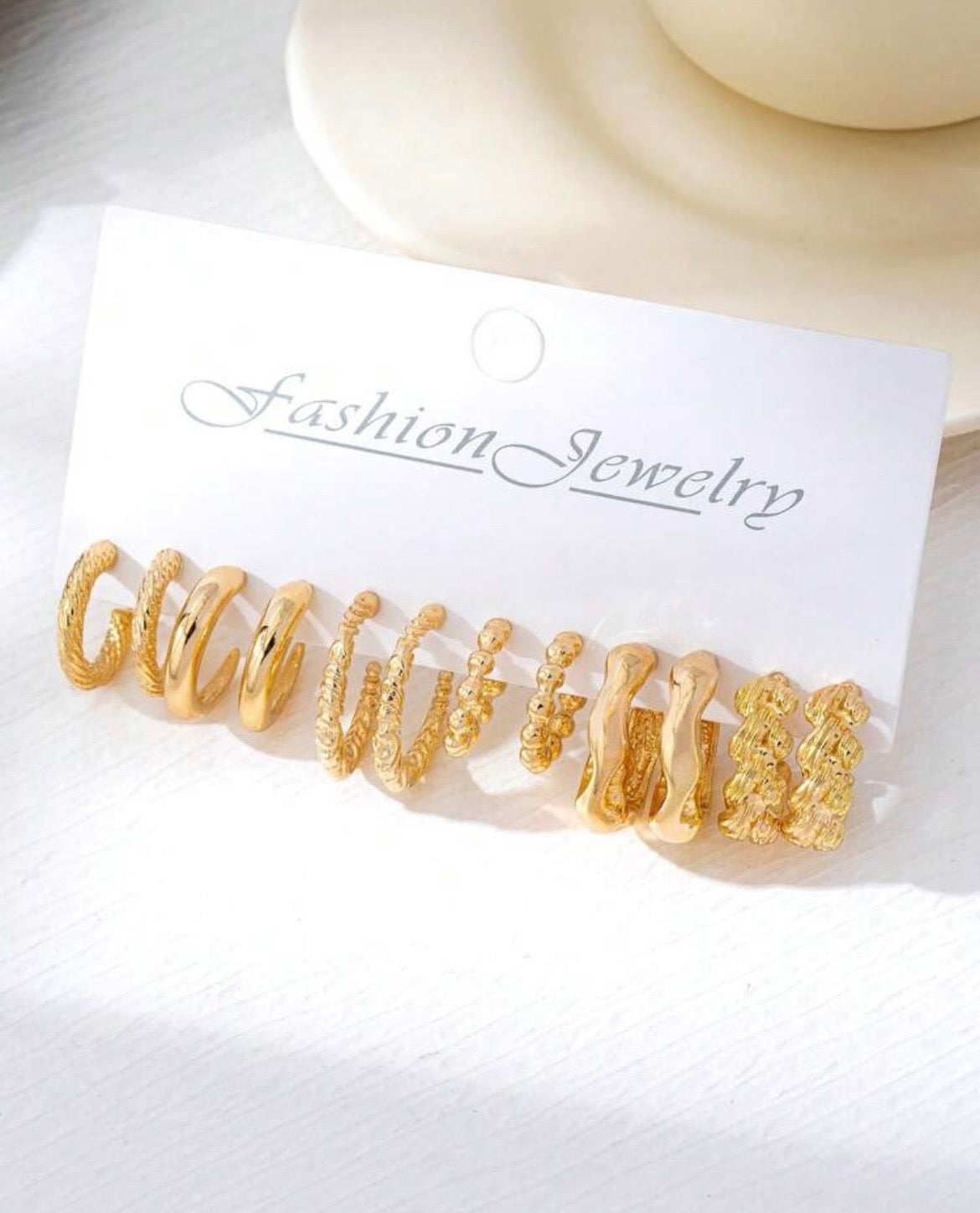 Hoop earrings