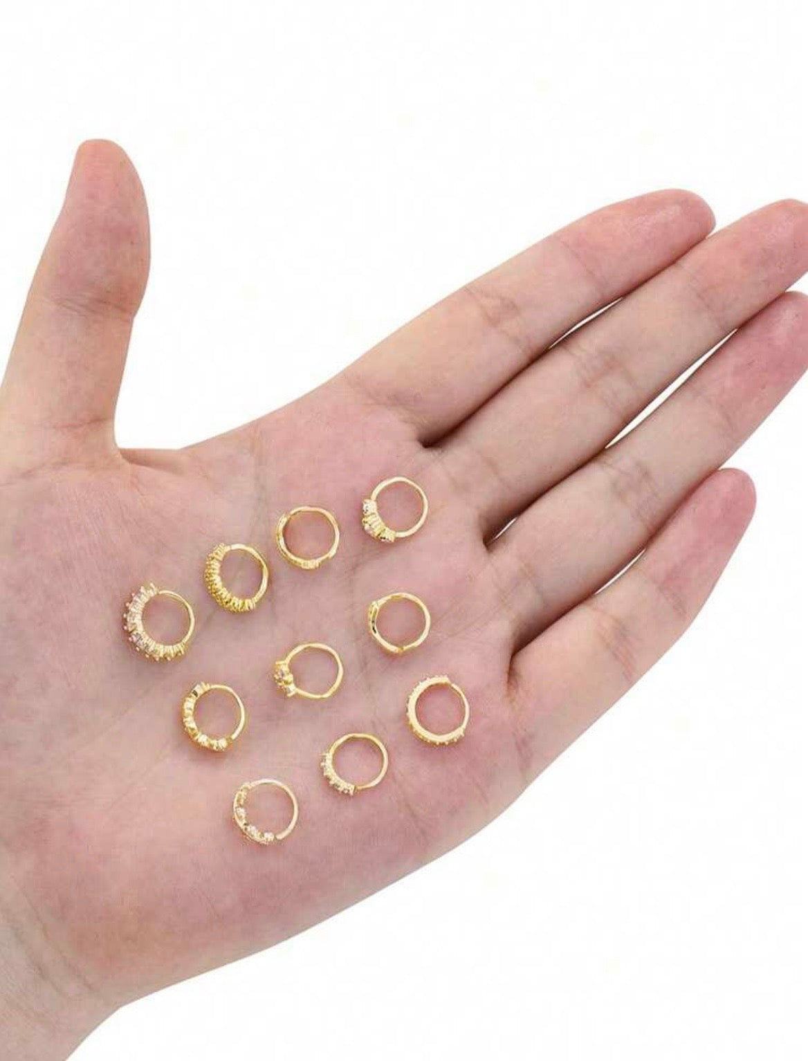 Hoop nose rings