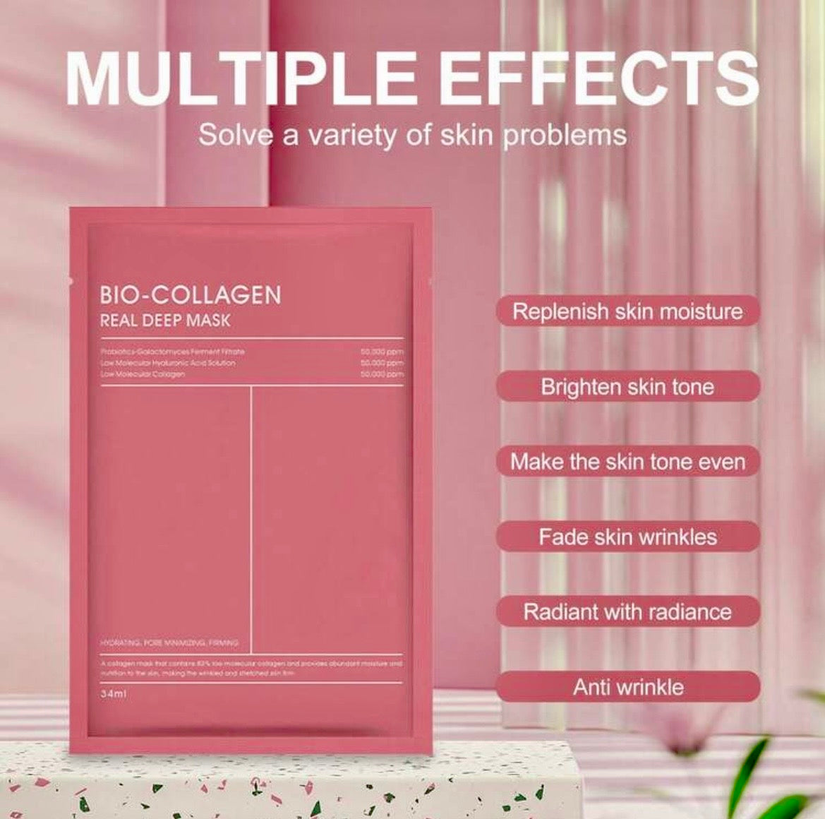 Bio collagen overnight face mask