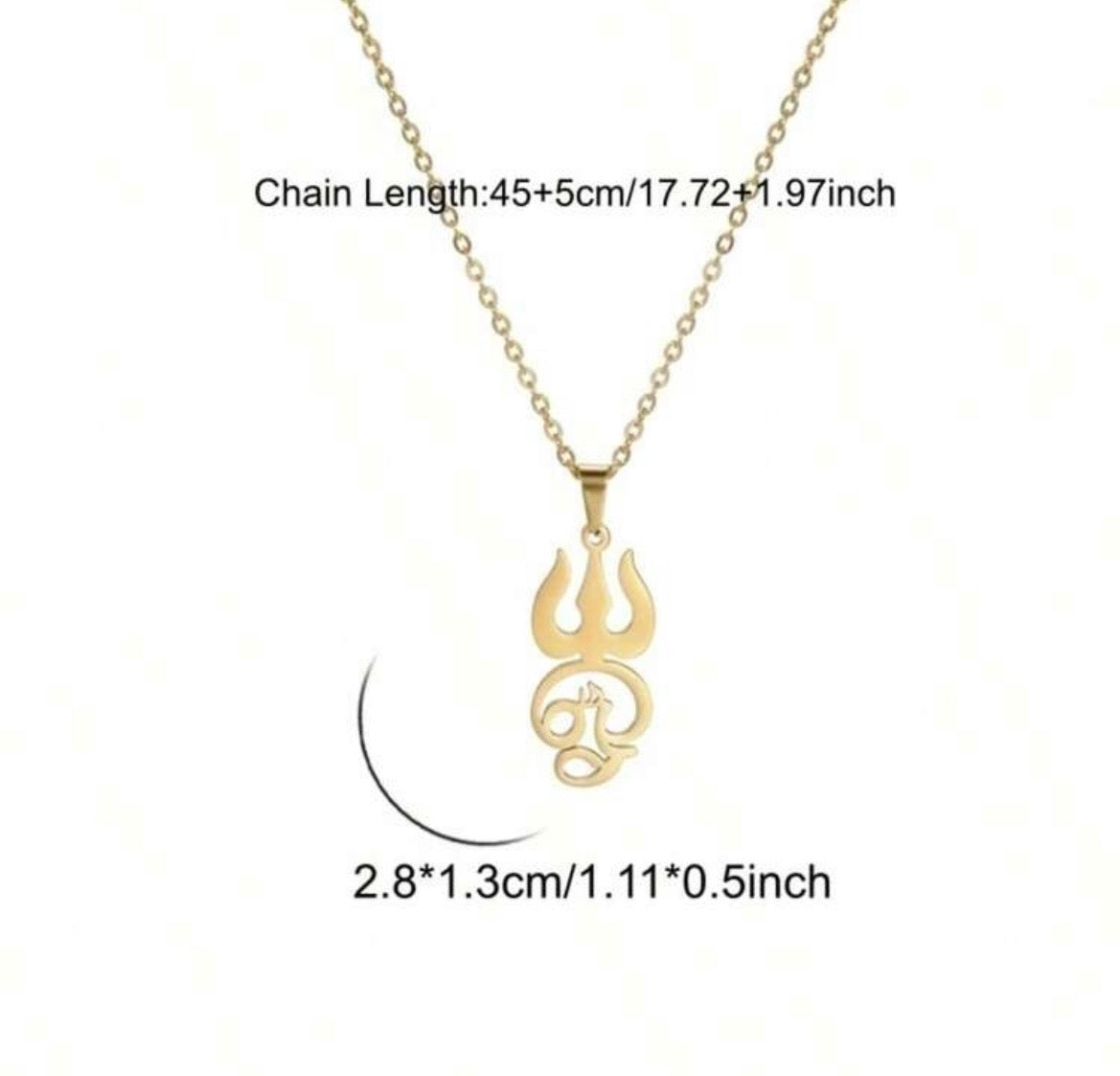 Tamil om symbol necklace