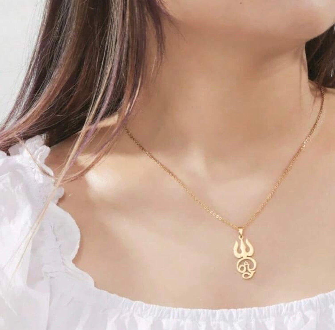 Tamil om symbol necklace