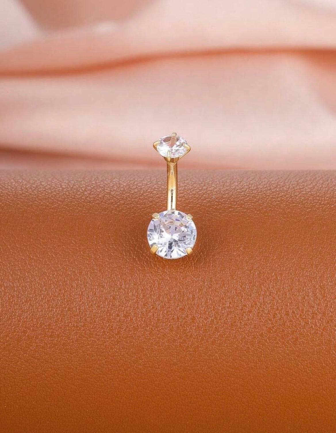 Gold plated belly button rings