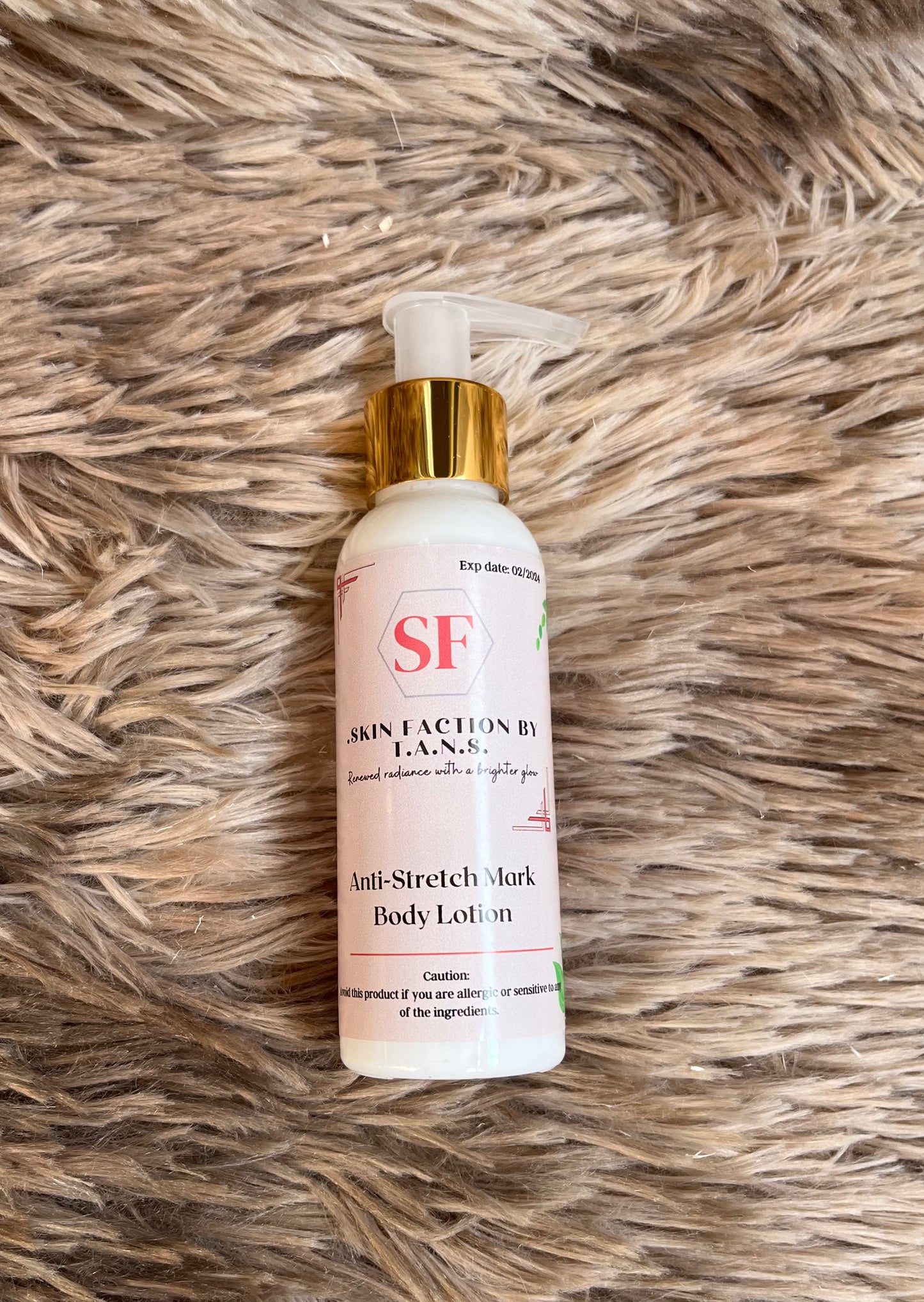 Anti-stretch mark body lotion